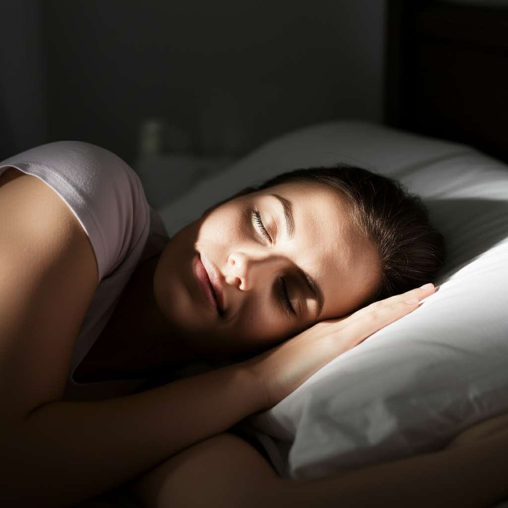 Generate a high-quality, relevant image prompt for an article about: How to Burn Fat While Sleeping:
