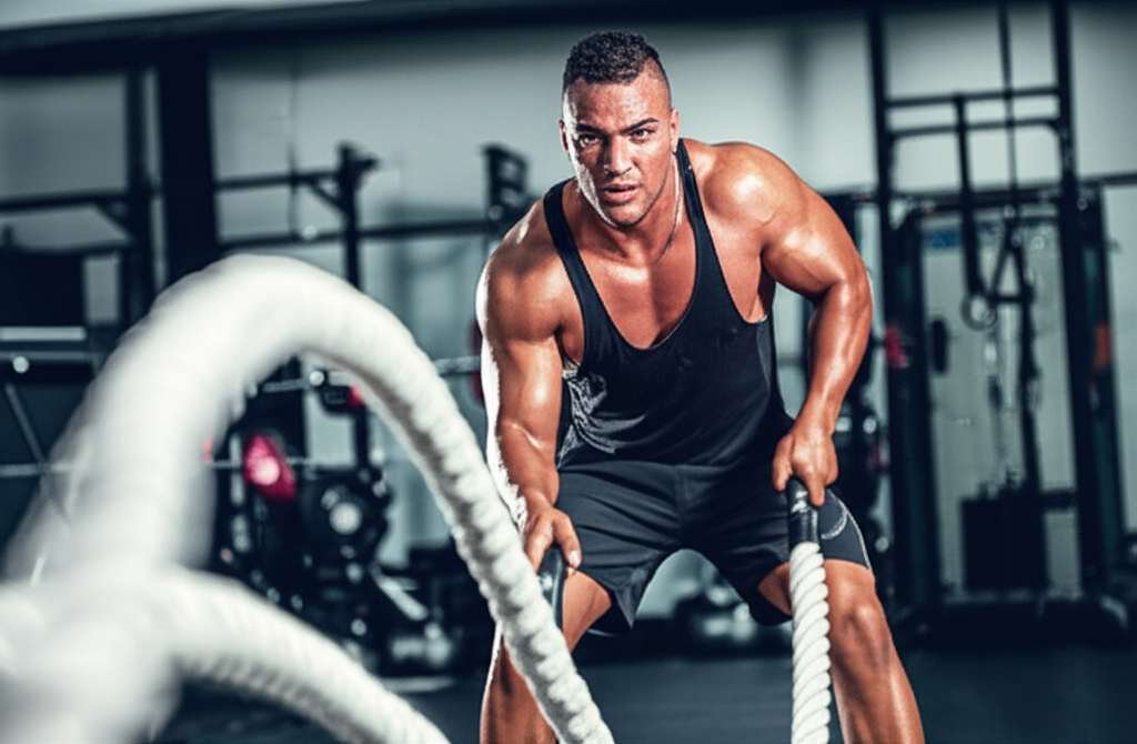 Generate a high-quality, relevant image prompt for an article about: Best Fat Burn Exercise For Men: