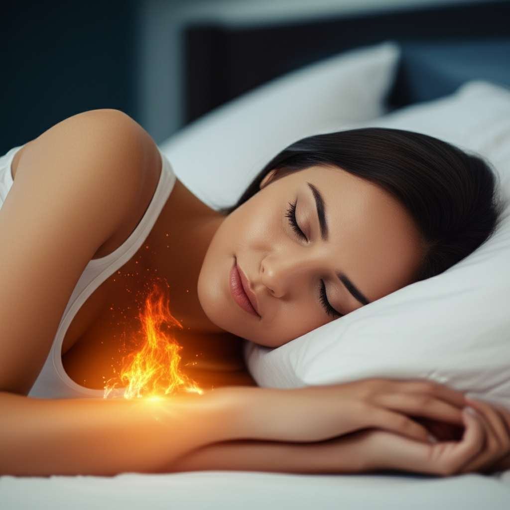 Generate a high-quality, relevant image prompt for an article about: What Burn Fat While You Sleep: