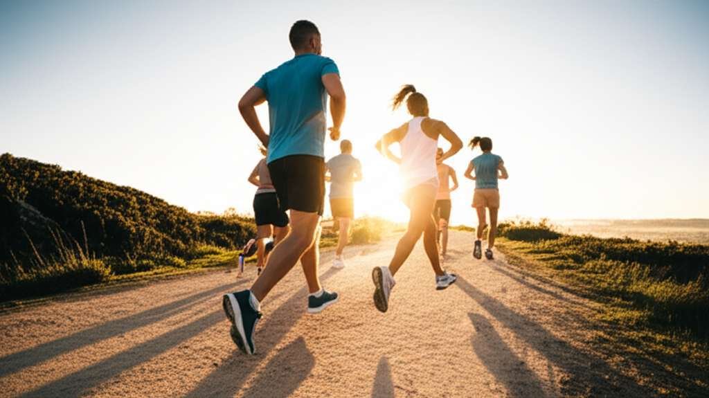 Generate a high-quality, relevant image prompt for an article about: How Much Does Running Burn Fat?