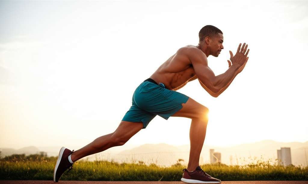 Generate a high-quality, relevant image prompt for an article about: Best Fat Burn Exercise For Men: