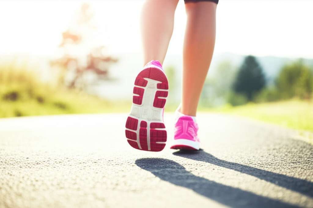 Generate a high-quality, relevant image prompt for an article about: How Much Does Walking Burn Fat?