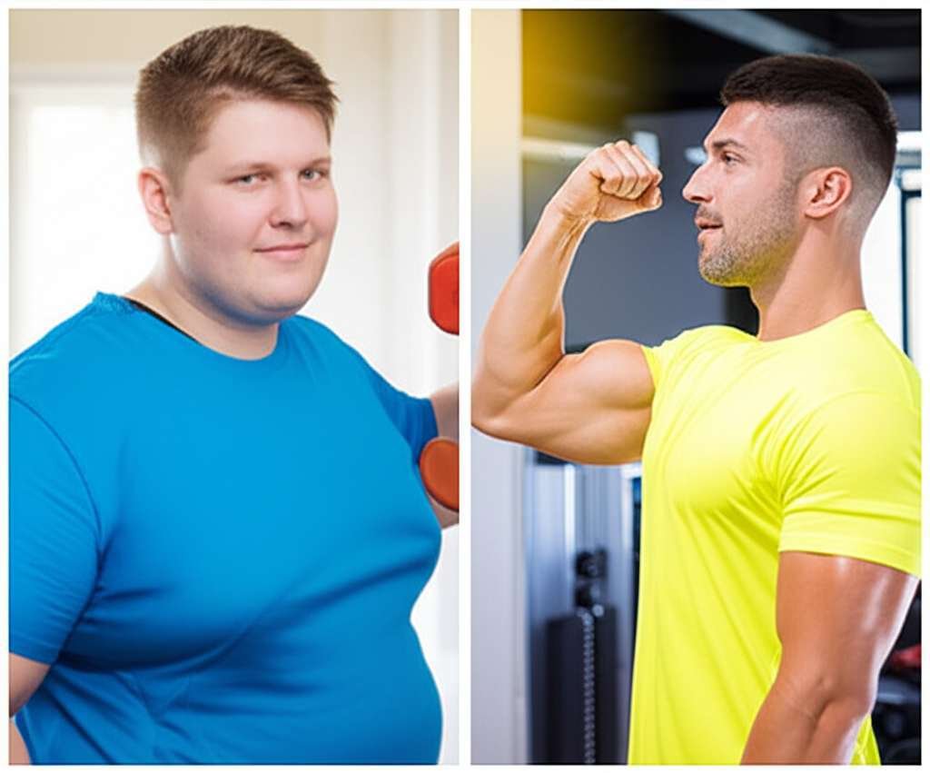 Generate a high-quality, relevant image prompt for an article about: Can Burn Fat And Build Muscle: