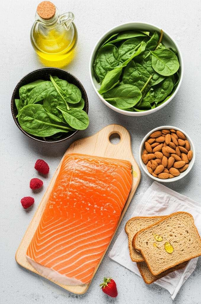 Generate a high-quality, relevant image prompt for an article about: 5 Best Foods For Fatty Liver We