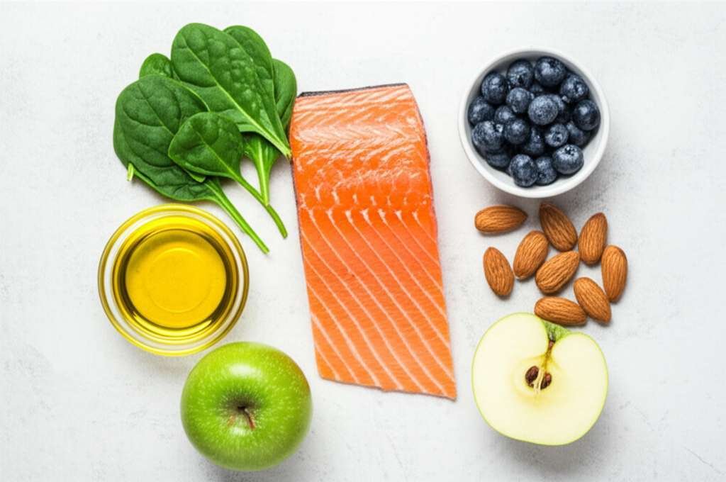 Generate a high-quality, relevant image prompt for an article about: 5 Best Foods For Fatty Liver We