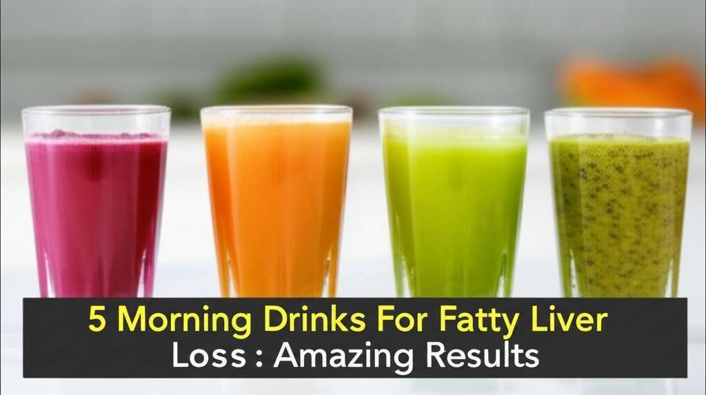 Generate a high-quality, relevant image prompt for an article about: 5 Morning Drinks For Fatty Live