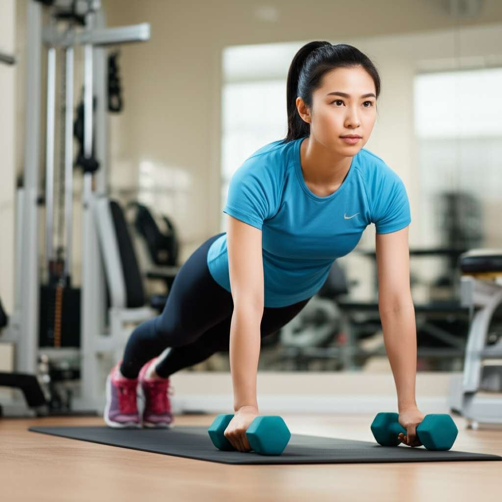 Generate a high-quality, relevant image prompt for an article about: 7 Effective Exercises: Beat Fat