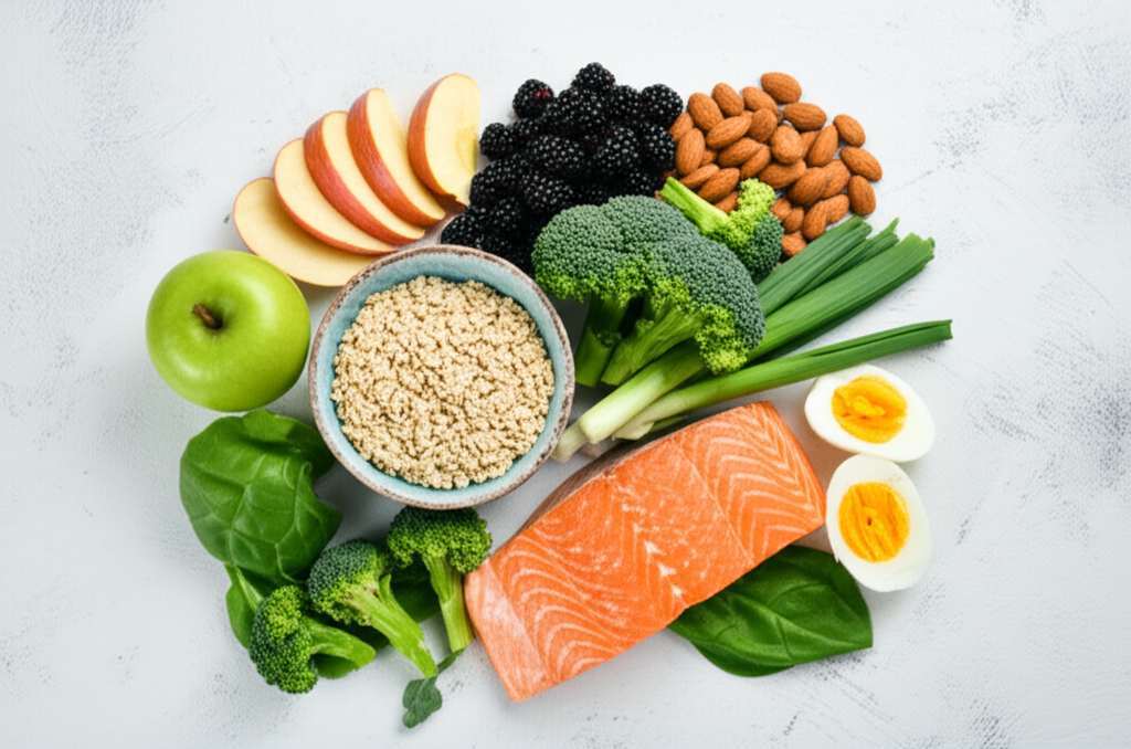 Generate a high-quality, relevant image prompt for an article about: 7 Healthy Snacks For Fatty Live