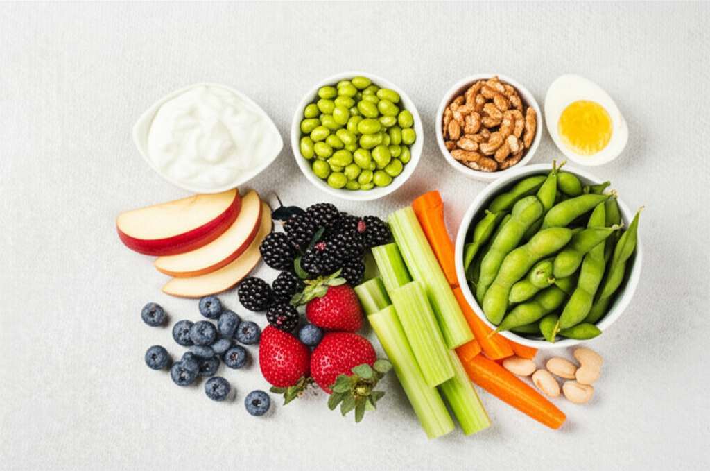 Generate a high-quality, relevant image prompt for an article about: 7 Healthy Snacks For Fatty Live