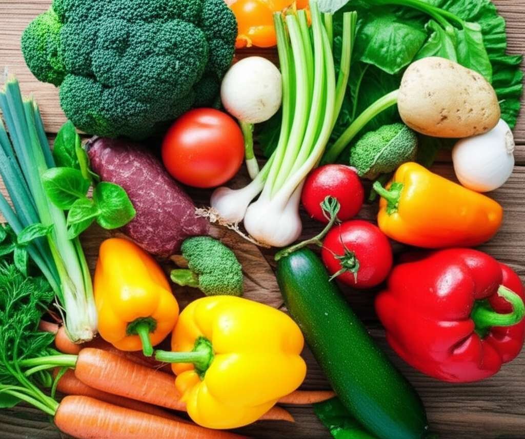 Generate a high-quality, relevant image prompt for an article about: 10 Best Veggies For Fatty Liver