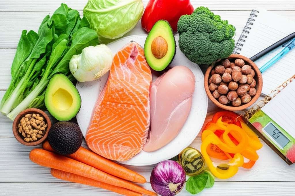 Generate a high-quality, relevant image prompt for an article about: 7 Day Low Carb Meal Plan: Amazi