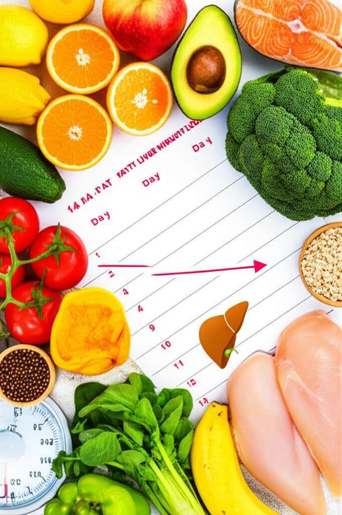 Generate a high-quality, relevant image prompt for an article about: 14 Day Low Fat Meal Plan: Amazi