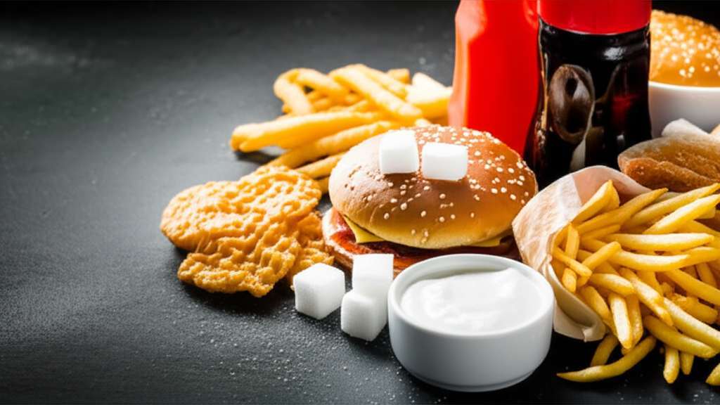 Generate a high-quality, relevant image prompt for an article about: 10 Worst Foods To Avoid For Fat