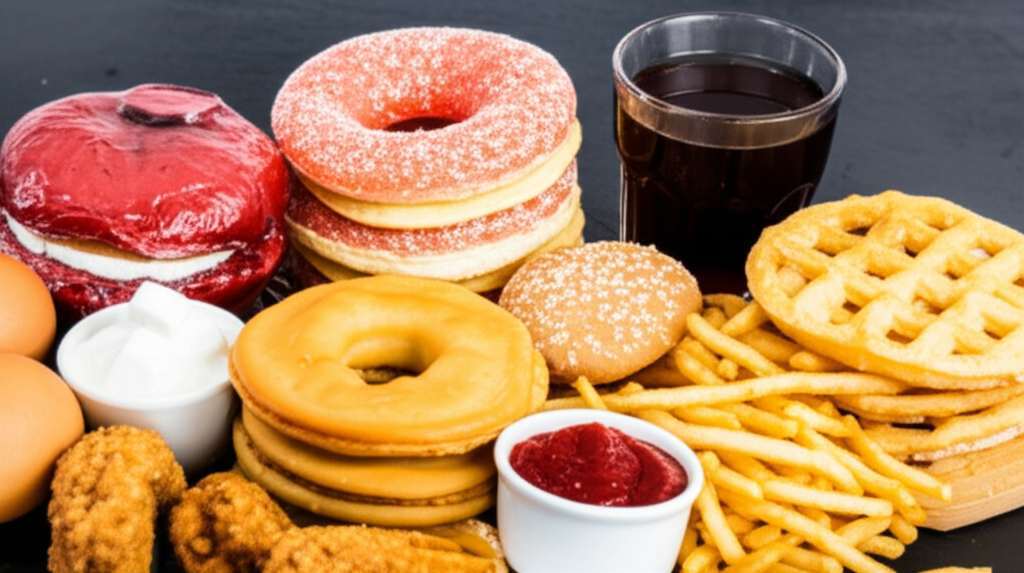 Generate a high-quality, relevant image prompt for an article about: 10 Worst Foods To Avoid For Fat