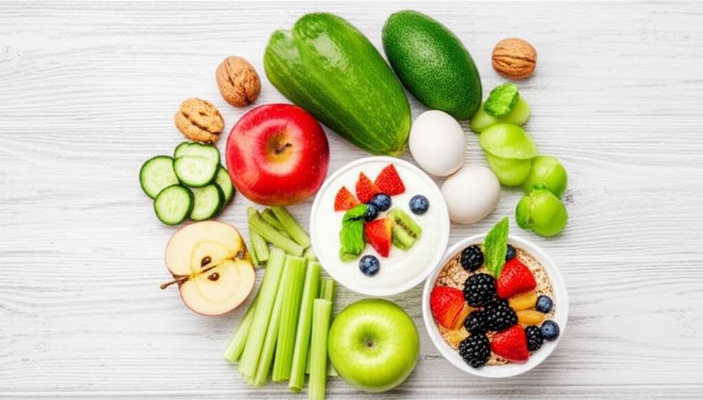Generate a high-quality, relevant image prompt for an article about: 10 Healthy Snacks For Fatty Liv