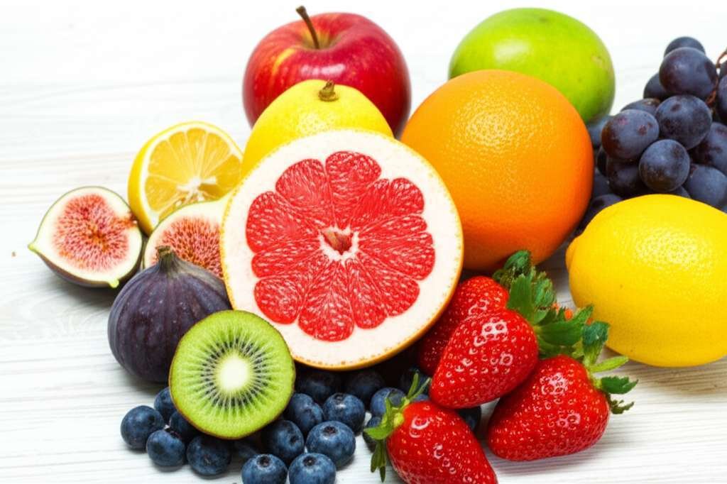 Generate a high-quality, relevant image prompt for an article about: 10 Fruits Good For Fatty Liver