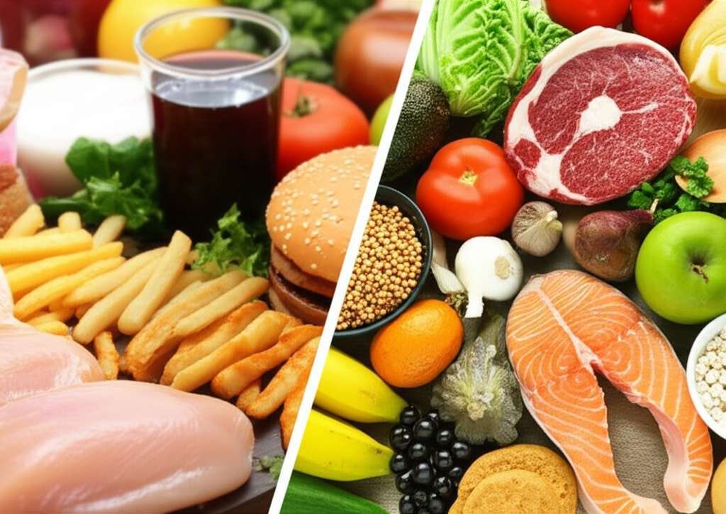 Generate a high-quality, relevant image prompt for an article about: 12 Foods To Avoid For Fatty Liv
