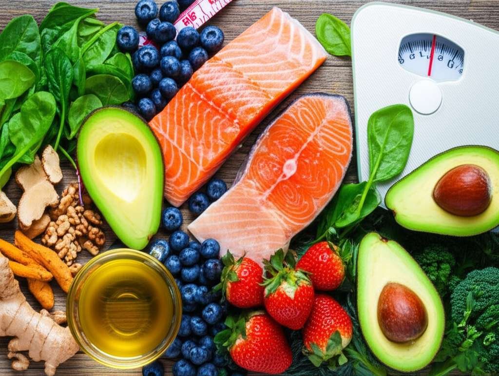 Generate a high-quality, relevant image prompt for an article about: 12 Anti-Inflammatory Foods: Ama