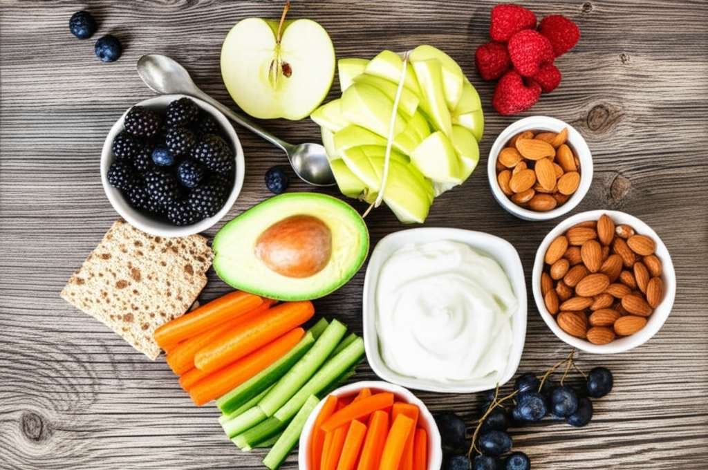 Generate a high-quality, relevant image prompt for an article about: 15 Best Snacks To Avoid Fatty L