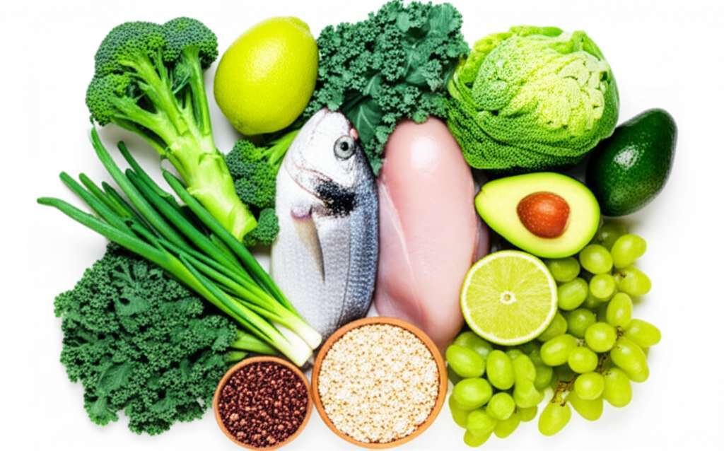 Generate a high-quality, relevant image prompt for an article about: 20 Foods: Beat Fatty Liver Weig