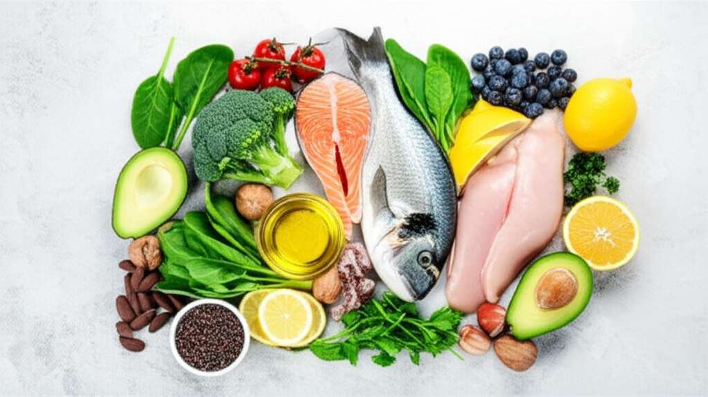 Generate a high-quality, relevant image prompt for an article about: 20 Foods Good For Fatty Liver &