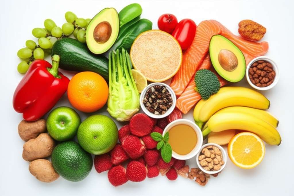 Generate a high-quality, relevant image prompt for an article about: 20 Foods Good For Fatty Liver &