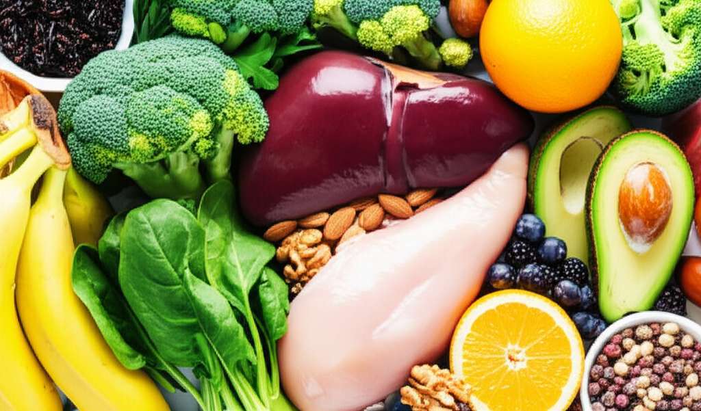 Generate a high-quality, relevant image prompt for an article about: 20 Liver Friendly Foods For Wei