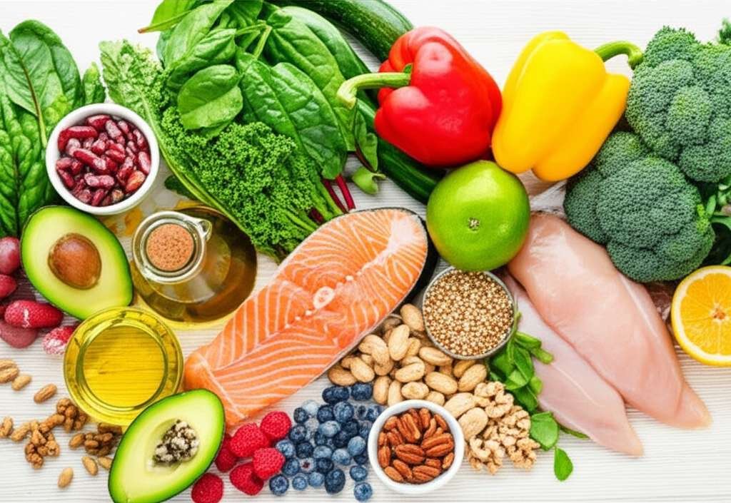 Generate a high-quality, relevant image prompt for an article about: 20 Foods To Eat Daily For Fatty
