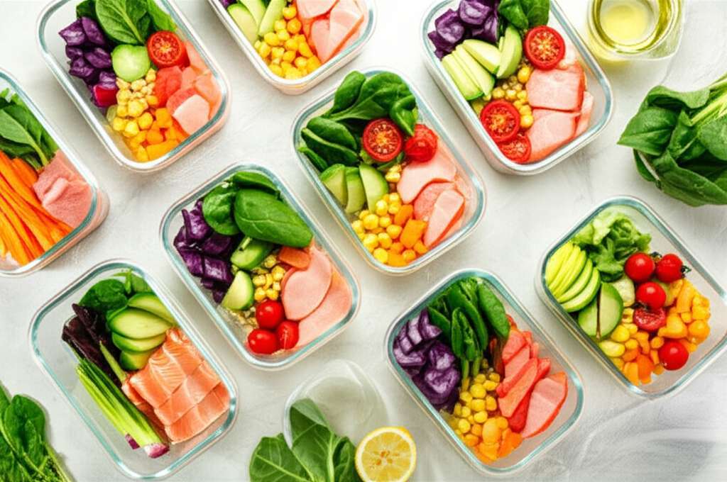 Generate a high-quality, relevant image prompt for an article about: 30 Day Liver Detox Meal Prep: A