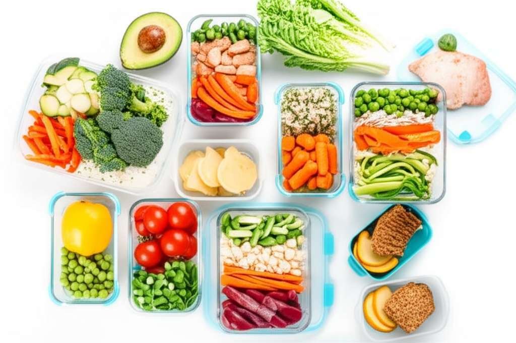 Generate a high-quality, relevant image prompt for an article about: 30 Day Sugar Free Meal Prep: Am