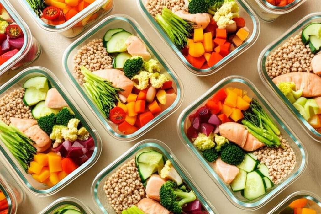 Generate a high-quality, relevant image prompt for an article about: 30 Day Easy Meal Prep For Fatty