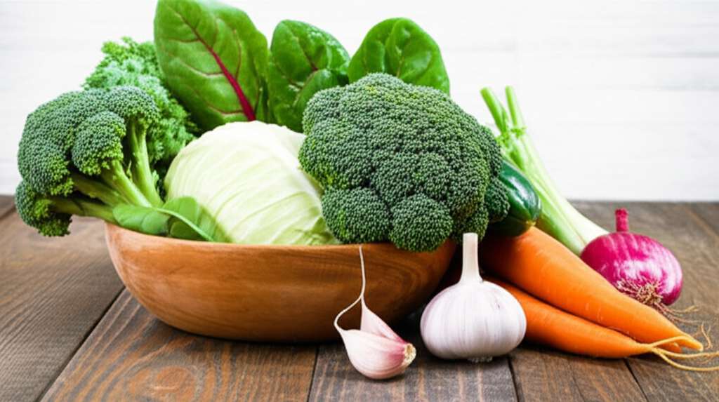 Generate a high-quality, relevant image prompt for an article about: What Vegetables Are Best For Fa