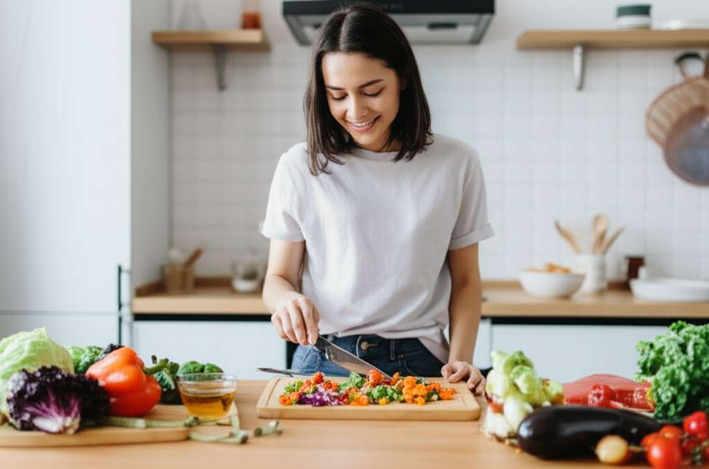Generate a high-quality, relevant image prompt for an article about: How to Lose Weight With PCOS Wi