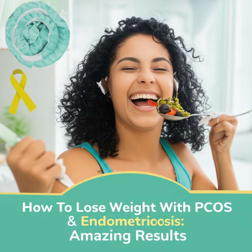 Generate a high-quality, relevant image prompt for an article about: How To Lose Weight With PCOS &