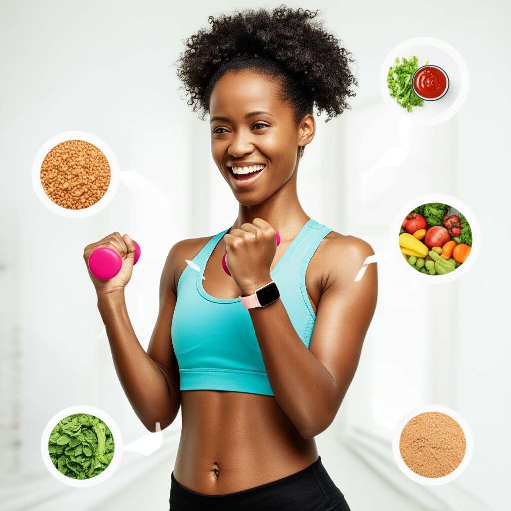 Generate a high-quality, relevant image prompt for an article about: How To Lose Weight With PCOS Ex
