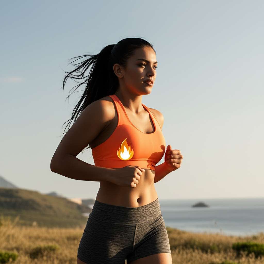 Generate a high-quality, relevant image prompt for an article about: How Much Fat Burn In 100 Calori
