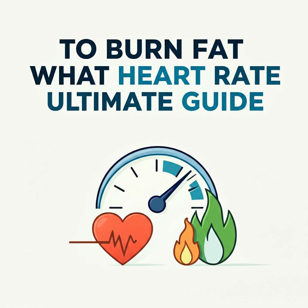 Generate a high-quality, relevant image prompt for an article about: To Burn Fat What Heart Rate Be