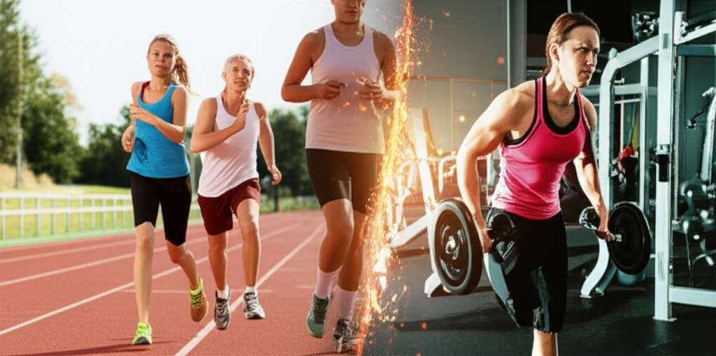 Generate a high-quality, relevant image prompt for an article about: How Do You Burn Fat And Build M