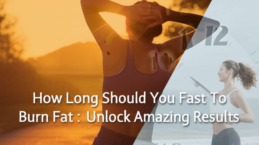 Generate a high-quality, relevant image prompt for an article about: How Long Should You Fast to Bur