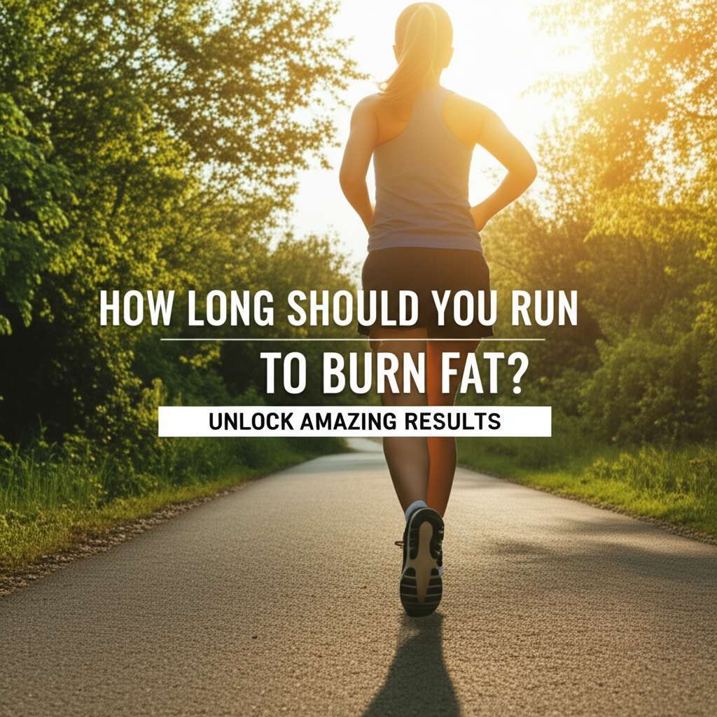Generate a high-quality, relevant image prompt for an article about: How Long Should You Run To Burn