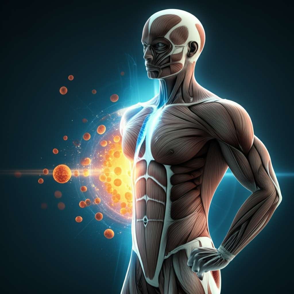Generate a high-quality, relevant image prompt for an article about: How Do You Burn Fat And Gain Mu