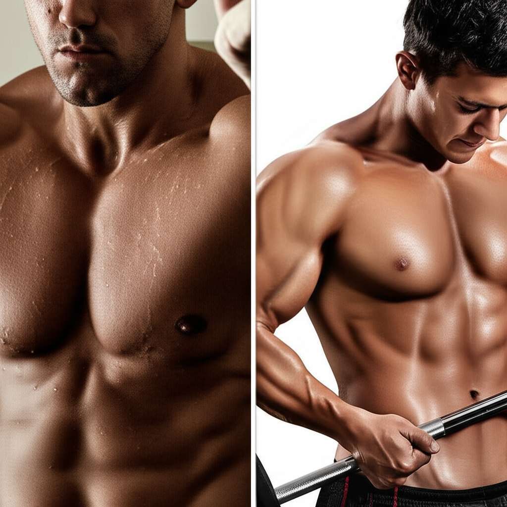 Generate a high-quality, relevant image prompt for an article about: How Do I Burn Fat And Build Mus