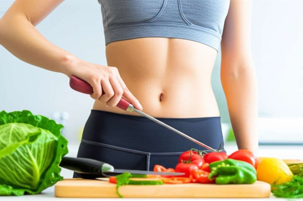 Generate a high-quality, relevant image prompt for an article about: How To Lose Belly Fat When You’