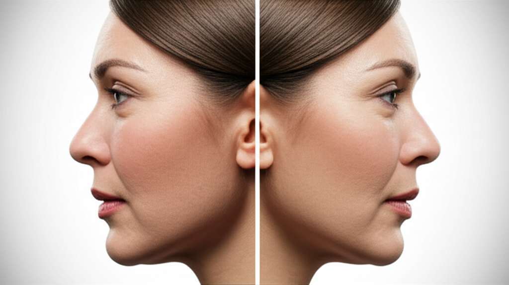 Generate a high-quality, relevant image prompt for an article about: Why Do People Lose Face Fat As