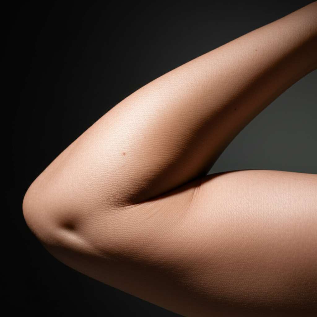 Generate a high-quality, relevant image prompt for an article about: Why Can’t I Lose Fat In My Arms