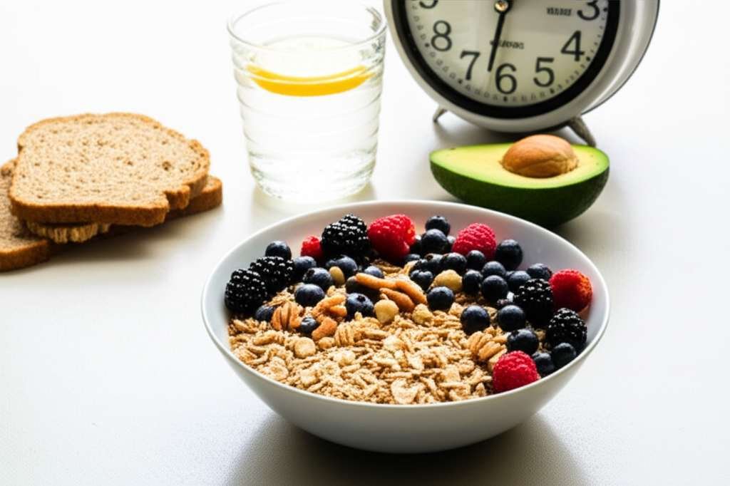 Generate a high-quality, relevant image prompt for an article about: When Is The Best Time To Eat To