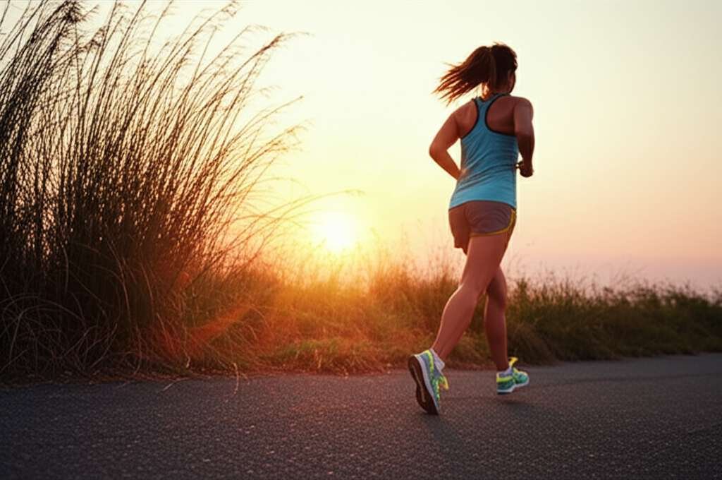 Generate a high-quality, relevant image prompt for an article about: When Is The Best Time To Run To