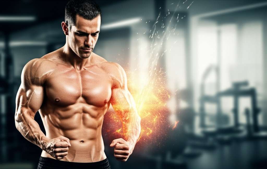 Generate a high-quality, relevant image prompt for an article about: Can I Burn Fat and Gain Muscle