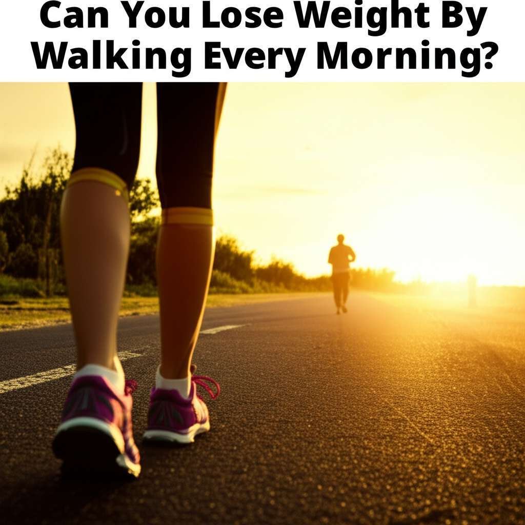Generate a high-quality, relevant image prompt for an article about: Can You Lose Weight By Walking