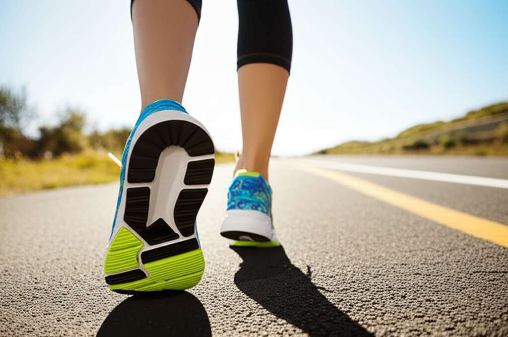 Generate a high-quality, relevant image prompt for an article about: Can I Lose Weight Walking 15000